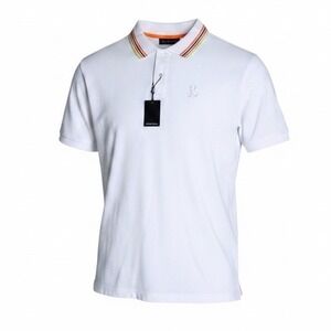 Psycho Bunny Mens 5XLT Athens Pique White Short Sleeve Polo Big & Tall NWT